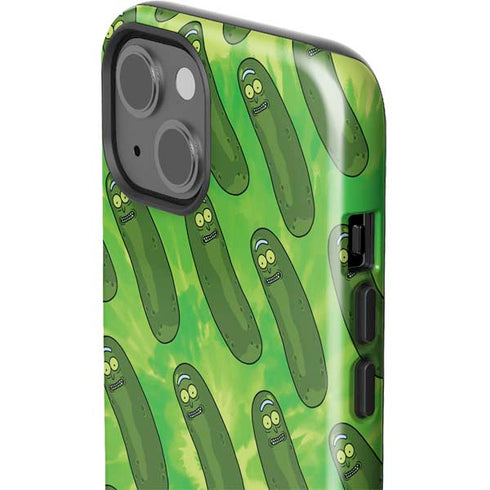 Adult Swim Rick and Morty Pickle Rick Pattern iPhone 15 Impact Case